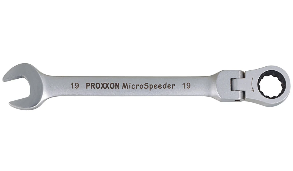 PROXXON MicroSpeeder Ratschenschlüssel mit Gelenk 10 mm – Ansicht