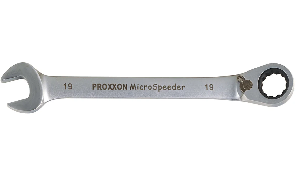 PROXXON MicroSpeeder Ratschenschlüssel mit Umschalthebel 17 mm – Detailansicht