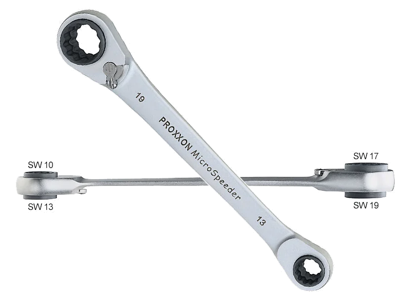 PROXXON MicroSpeeder 4-fach 10-13-17-19 mm – Ansicht