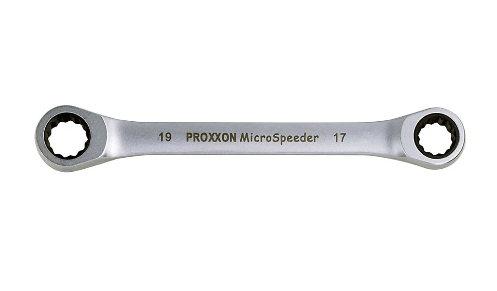 PROXXON MicroSpeeder Doppelring-Ratschenschlüssel 14 x 15 mm – Detailansicht