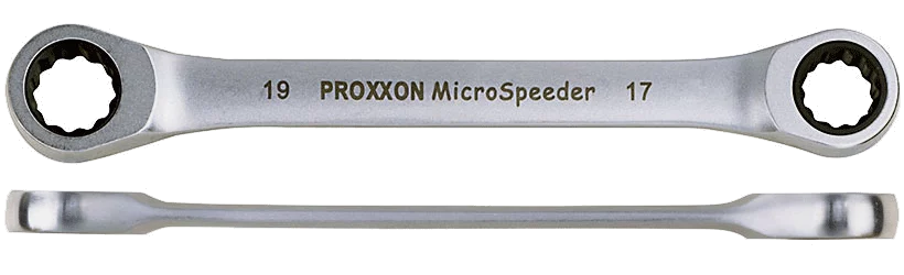 PROXXON MicroSpeeder Doppelring-Ratschenschlüssel 16 x 18 mm – Ansicht