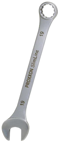 PROXXON SlimLine-Ring-Maulschlüsselsatz, 12-teilig mit Halter – Einzelschlüssel
