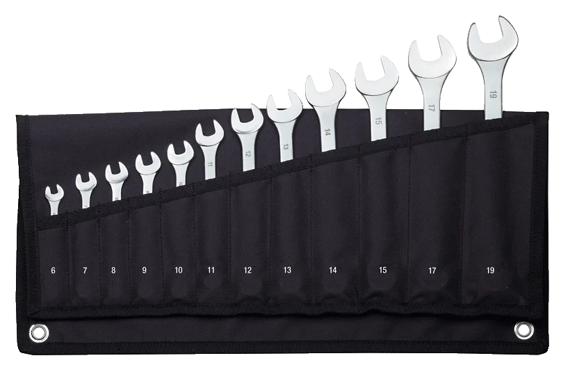 PROXXON SlimLine-Ring-Maulschlüsselsatz, 12-teilig mit Tasche – Ansicht