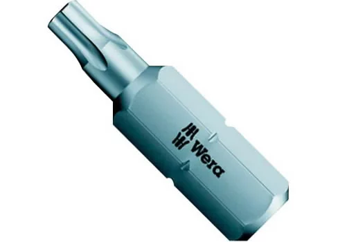 Wera 873/1 Five Lobe Bit mit Bohrung 30 x 25 mm – Ansicht