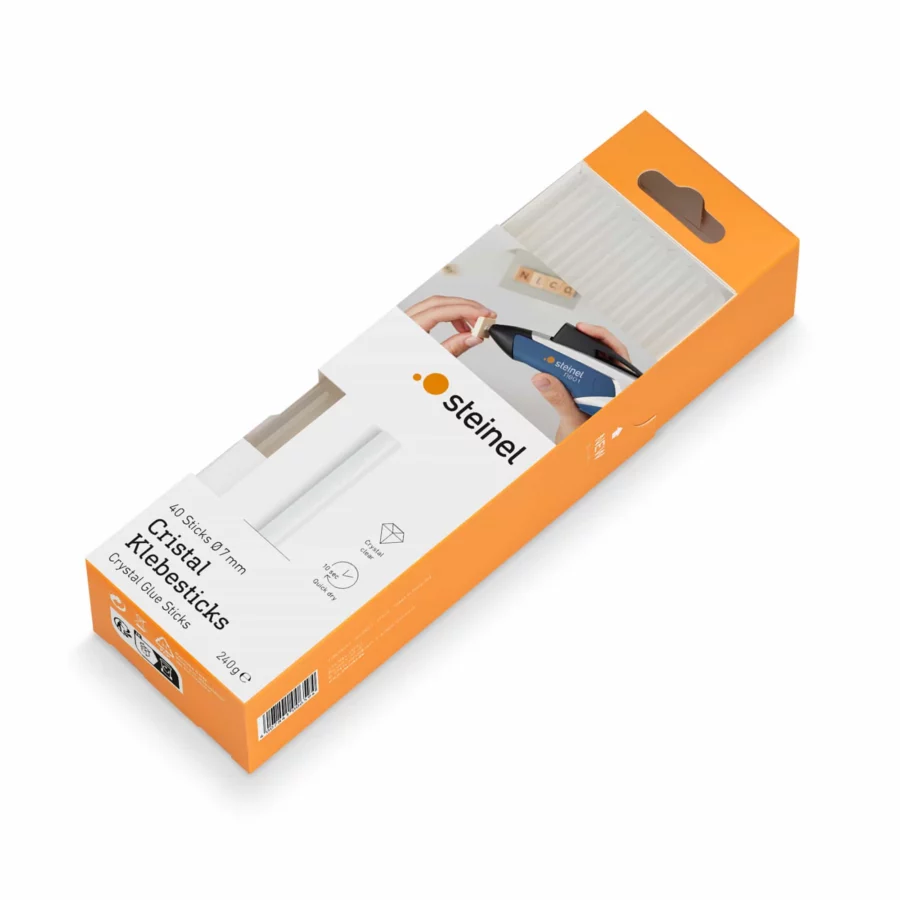 STEINEL Klebesticks Ø 7 mm Cristal 40 Stk. (240 g) – Ansicht
