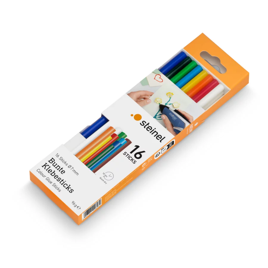 STEINEL Color-Sticks Ø 7 mm 16 Stk. (96 g) – Ansicht