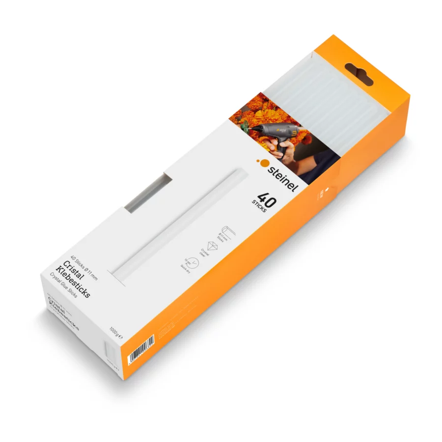 STEINEL Klebesticks Ø 11 mm Cristal 40 Stk. (1000 g) – Ansicht