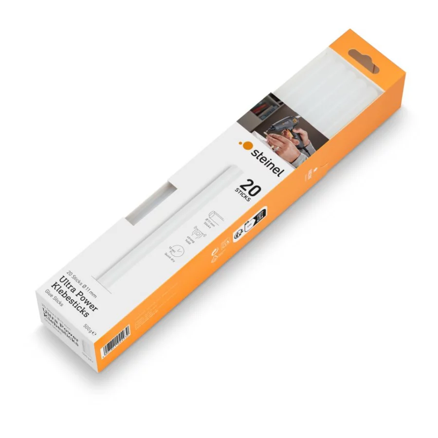 STEINEL Klebesticks Ø 11 mm Ultra Power 20 Stk. (500 g) – Ansicht