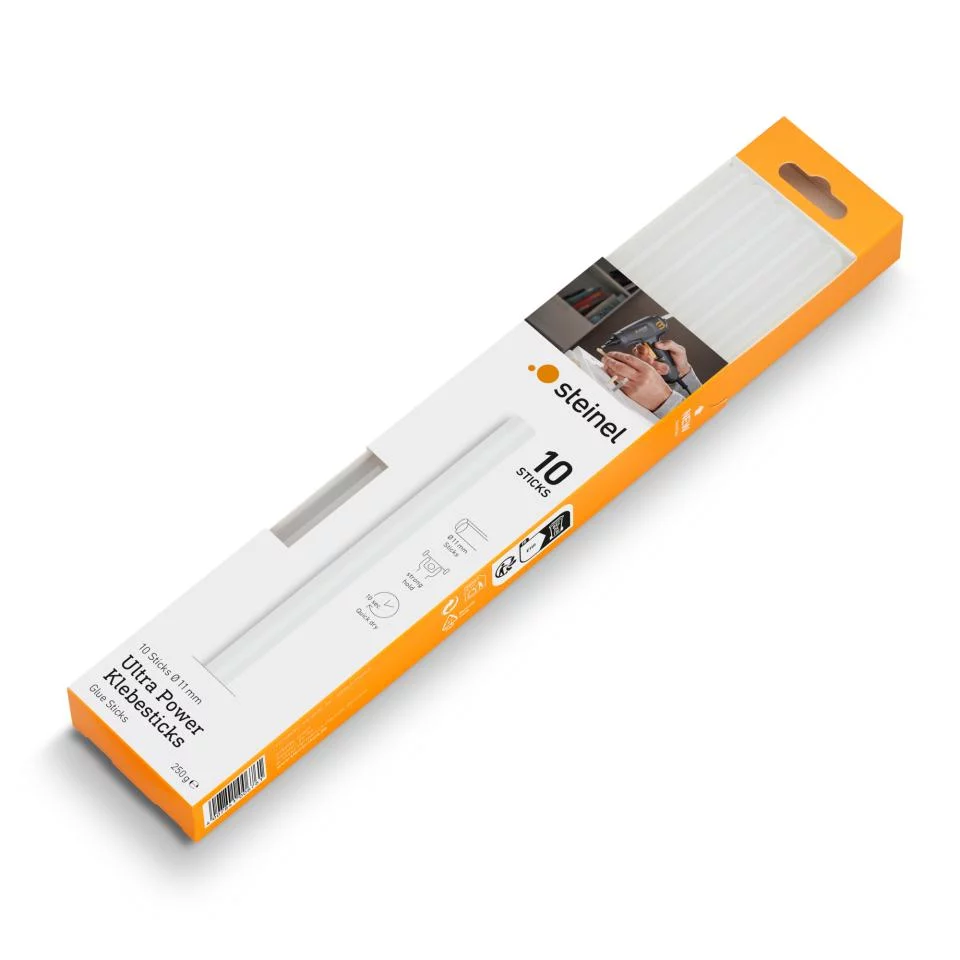 STEINEL Klebesticks Ø 11 mm Ultra Power 10 Stk. (250 g) – Ansicht