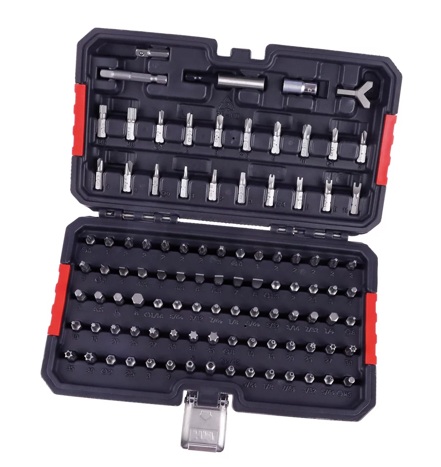 HM Müllner Standard- und Sicherheitsbit-Set 100-tlg., 1/4" – Ansicht