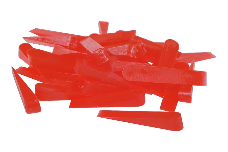 STUBAI Fliesenkeile PVC 31 mm, 250 Stück – Ansicht