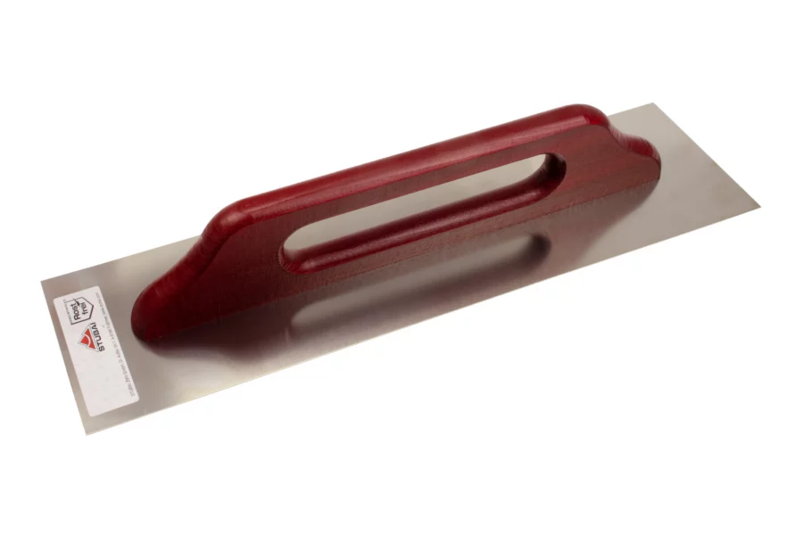 STUBAI Aufziehglättekelle rostfrei 480 x 130 mm – Ansicht