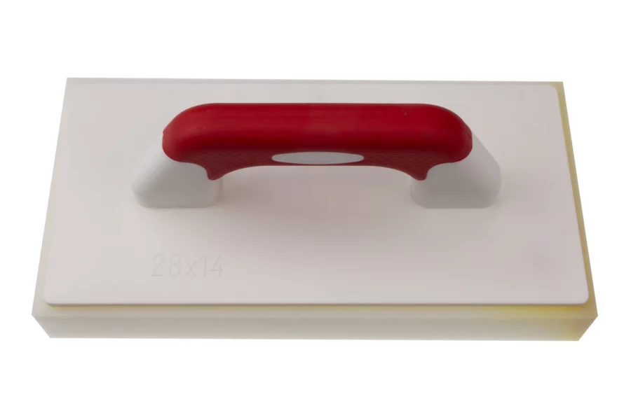 STUBAI PVC-Reibbrett mit Schaumstoff 280 x 140 mm – Ansicht