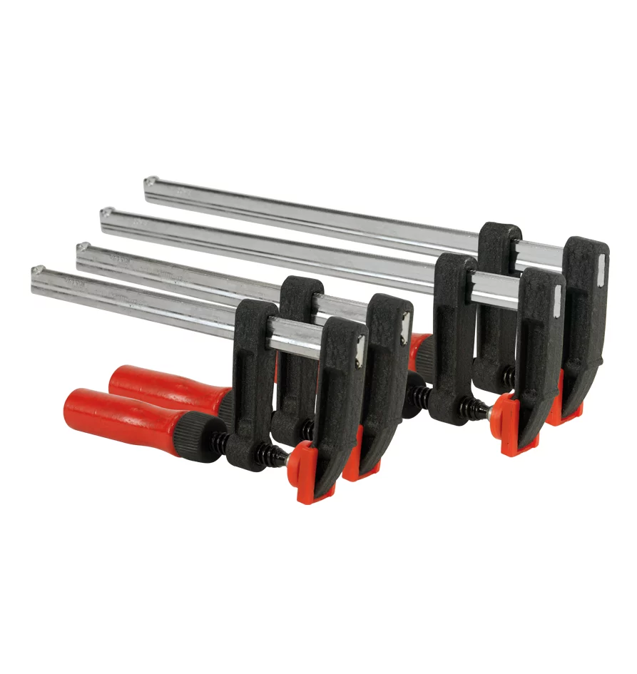 HM Müllner Schraubzwingen-Set 4-tlg., Ausladung 50 mm – Ansicht