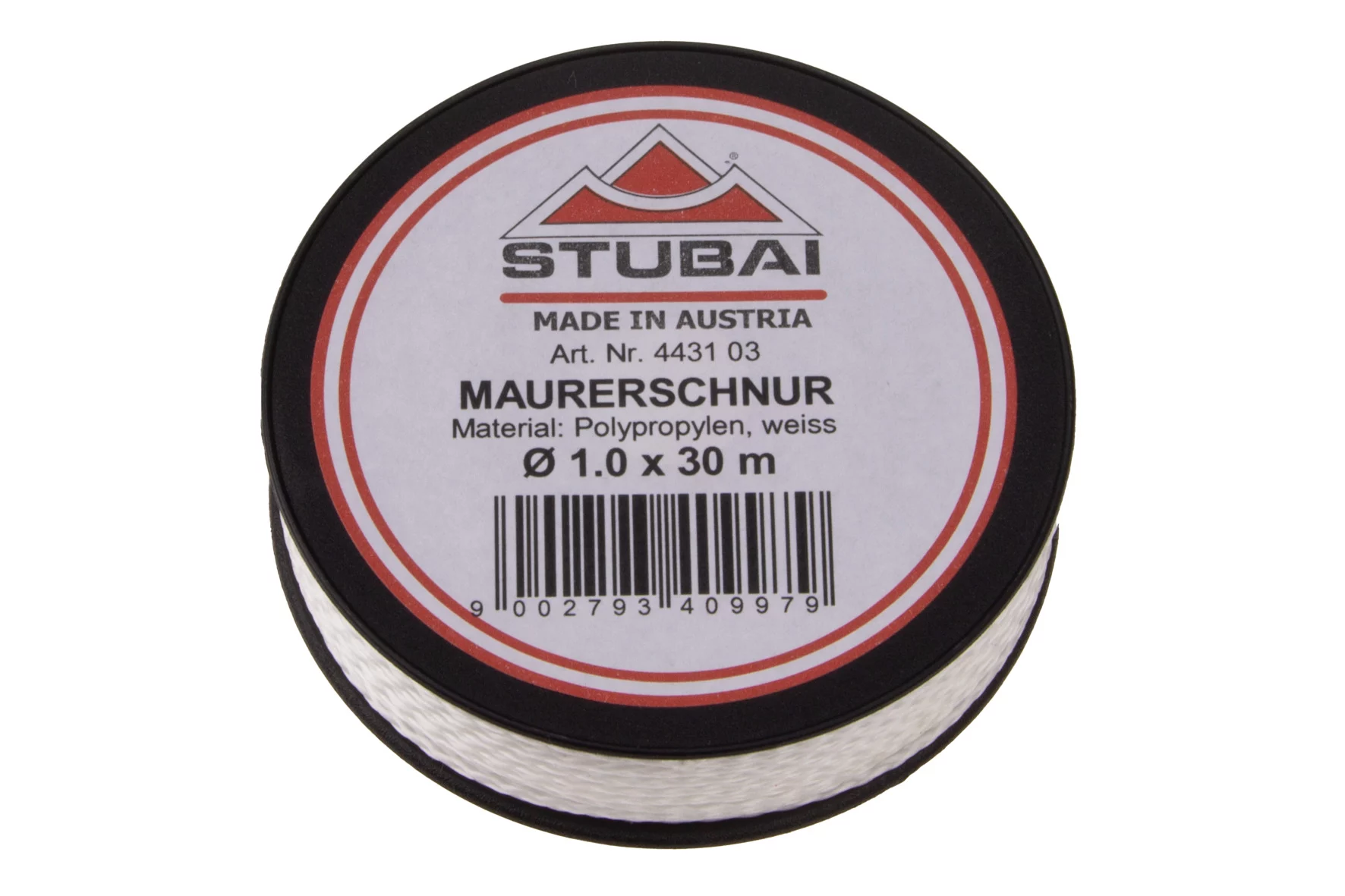 STUBAI Maurerschnur 1 mm rot, 50 m – Ansicht