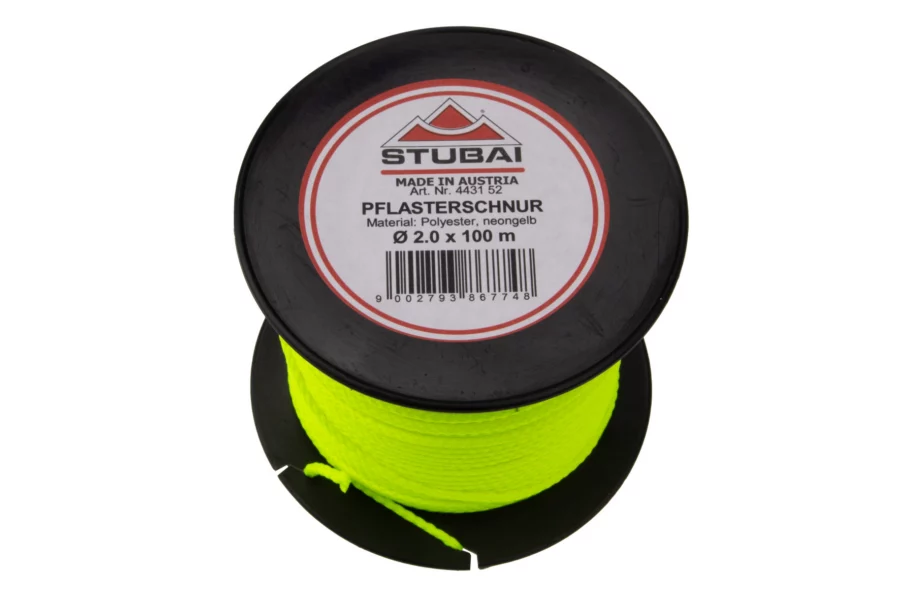 STUBAI Pflasterschnur 2 mm gelb, 100 m – Ansicht