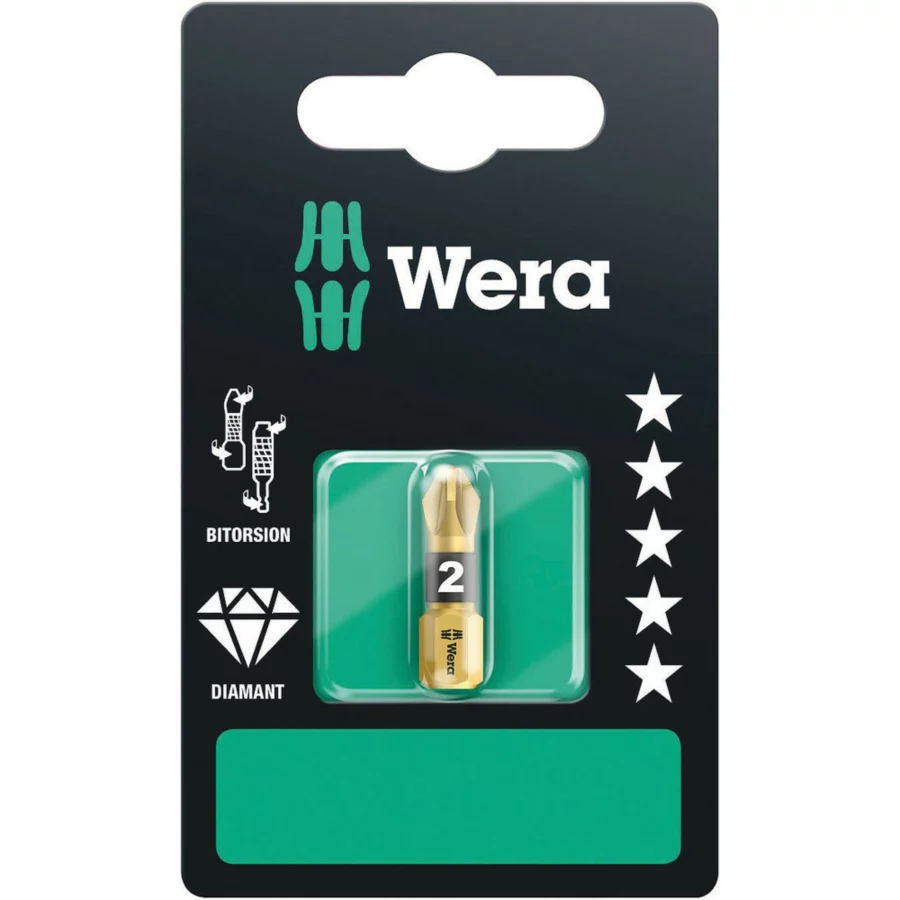 Wera 855/1 BDC SB Diamant-Bit PZ 1 x 25 mm – Ansicht