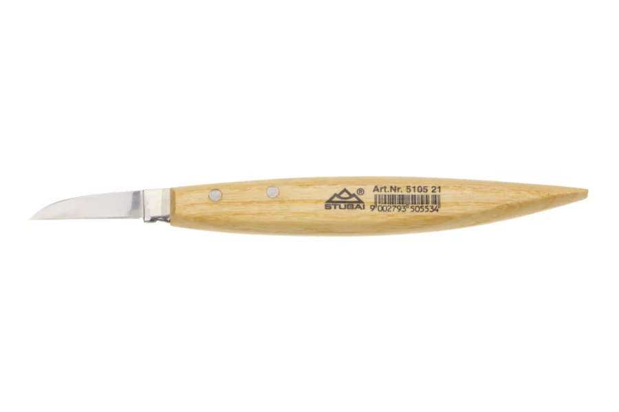 STUBAI Kerbschnitzmesser gerade 50 mm – Ansicht
