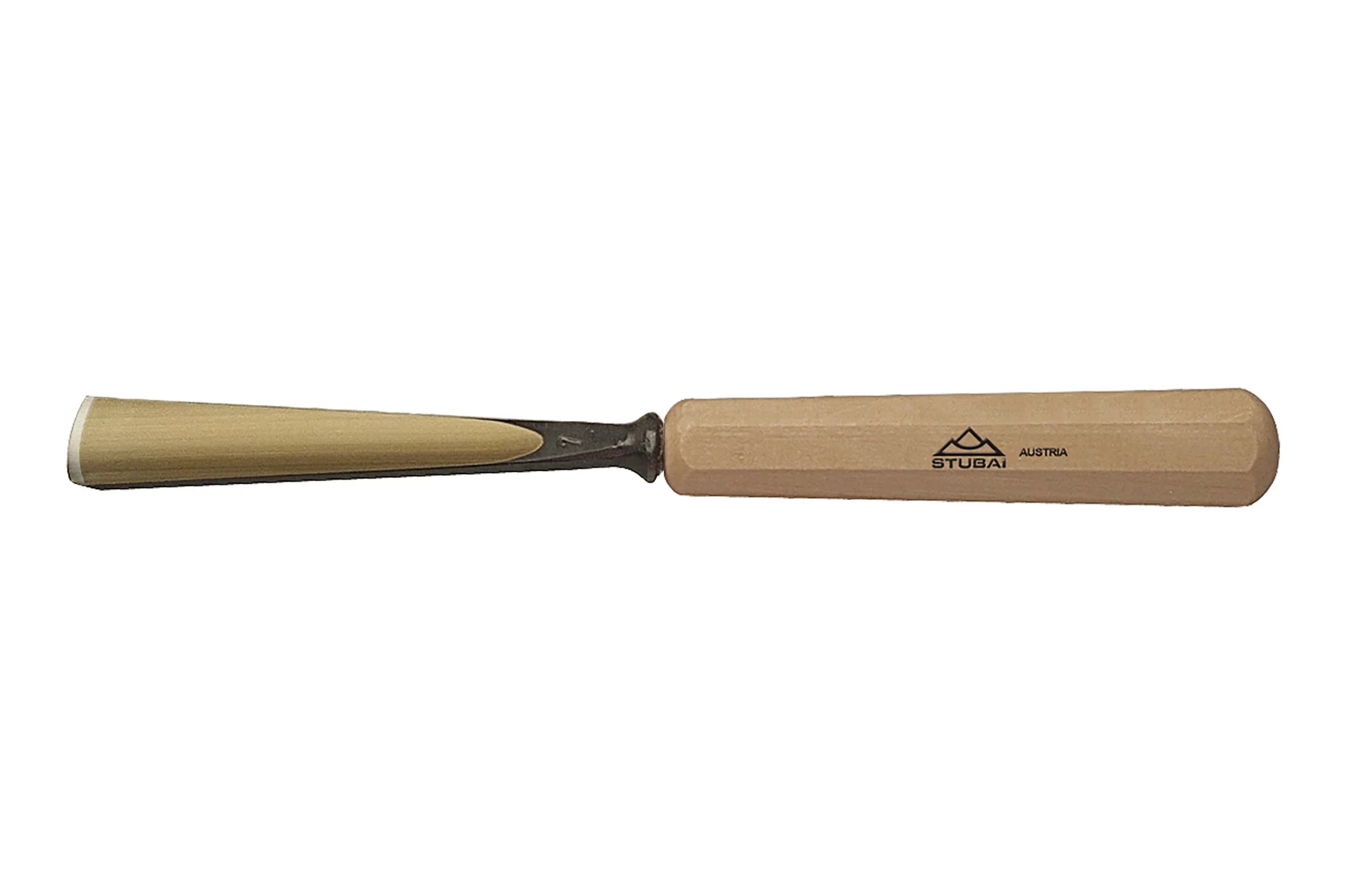STUBAI Hohleisen gerade, Stich 7, 4 mm – Ansicht