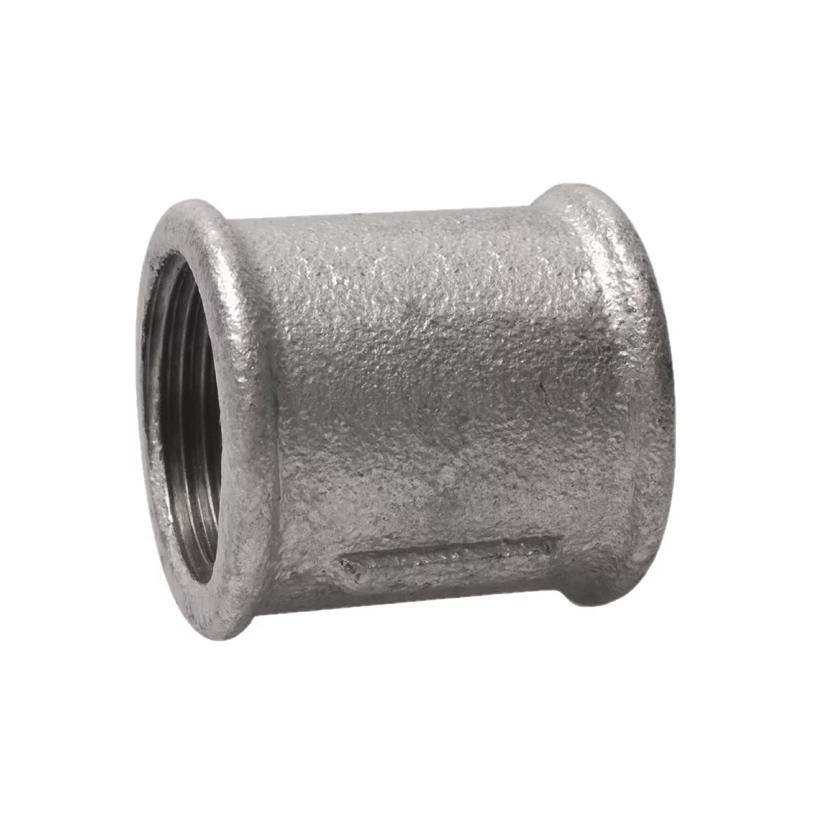 Kirchhoff Doppelmuffe (Nr. 270), Temperguss verzinkt, 1/2" IG – Ansicht