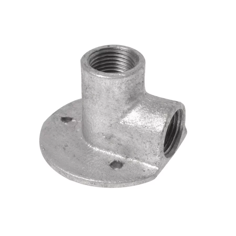 Kirchhoff Wandscheibe (Nr. 471), Temperguss verzinkt, 1/2" IG – Ansicht