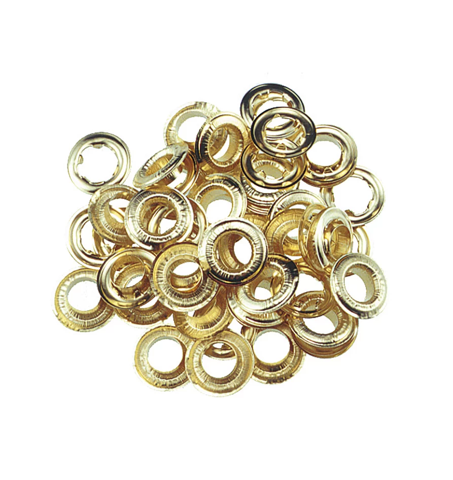 HM Müllner Ösen 10 mm, vermessingt, 100 Stück – Ansicht
