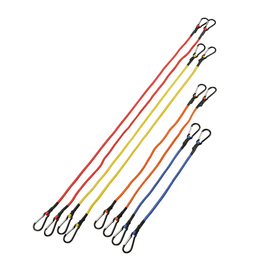 HM Müllner Gepäckspanner-Set 8-teilig mit Karabinerhaken – Maßzeichnung