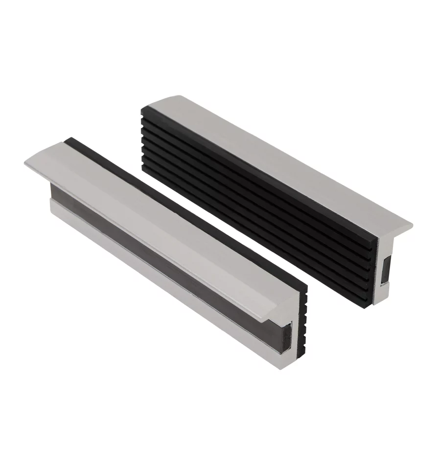 HM Müllner Schonbacken für Schraubstock 125 mm, Alu, magnetisch – Ansicht