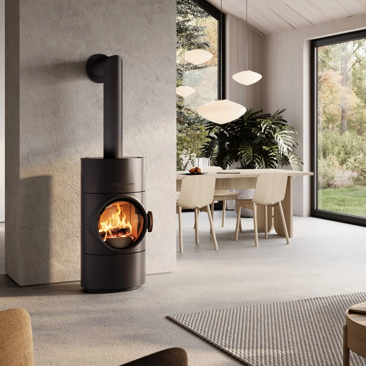 Austroflamm Kaminofen Clou Compact Flat
