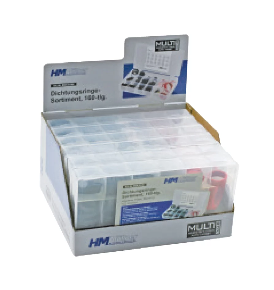 HM Müllner Nagelschellen-Sortiment, 130-tlg. – Maßzeichnung