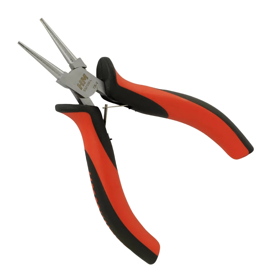 HM Müllner Elektronik-Greifzange „Ergonomic“, rund, 125 mm – Ansicht