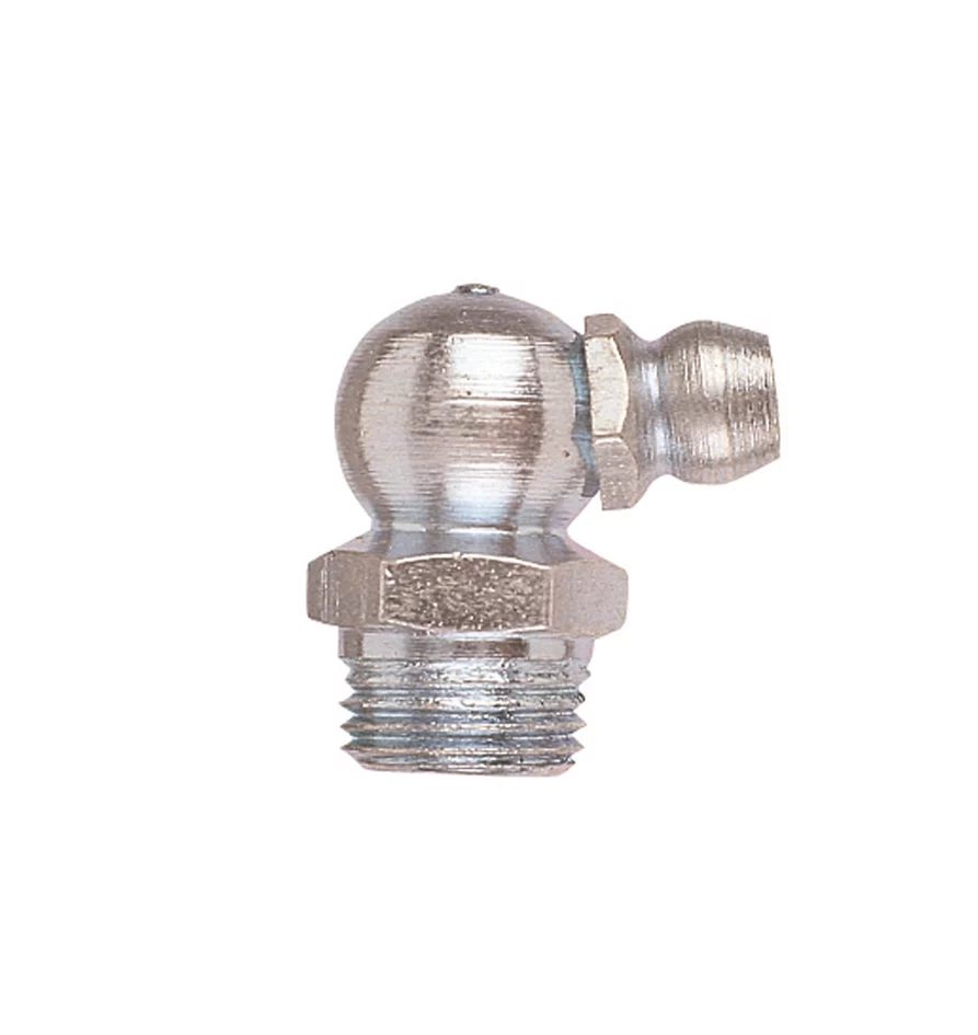 HM Müllner Hydraulik-Kegelschmiernippel, TYPE H3 M 10x1, 90° gewinkelt – Ansicht