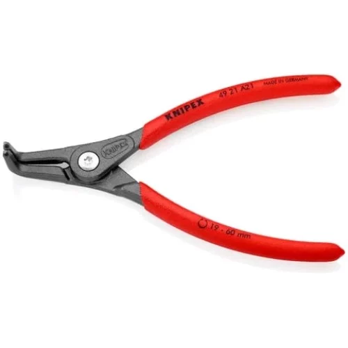 KNIPEX Präzisions-Sicherungsringzange 49 21 A21 vollständig, Originalfoto des Herstellers