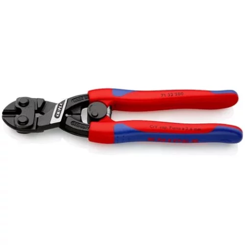 KNIPEX CoBolt Kompakt-Bolzenschneider 71 32 200 im Ganzen auf weißem Hintergrund