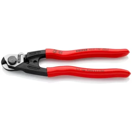 KNIPEX Drahtseilschere 95 61 190 Originalbild mit vollständigem Werkzeug