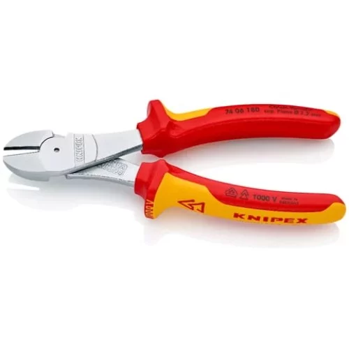Original KNIPEX Kraft-Seitenschneider 74 06 180 – vollständige Zange