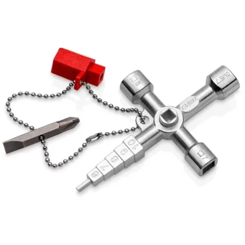 KNIPEX Profi-Key Schaltschrankschlüssel vollständige Produktansicht vom KNIPEX Hersteller