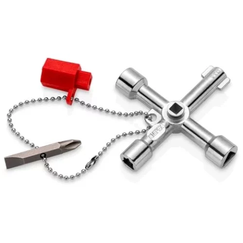 KNIPEX Schaltschrankschlüssel vollständige Produktansicht vom KNIPEX Hersteller