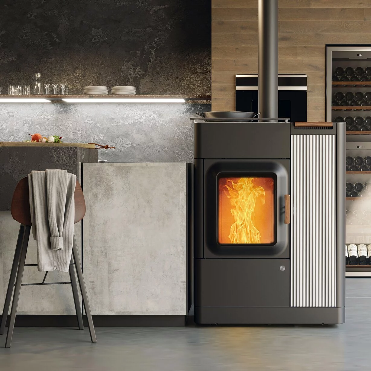 Austroflamm Kombiofen Mo Duo Cook