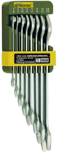 PROXXON SlimLine Doppelmaulschlüsselsatz 8-teilig 6–22 mm