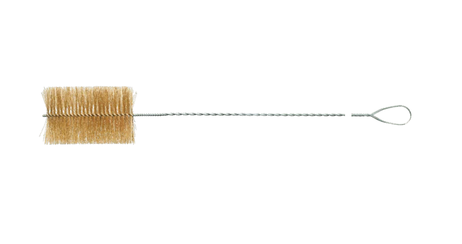 LESSMANN Ofenrohrwischer IBZ Ø 130 mm, Gesamtlänge 2000 mm, mit Grifföse – Ansicht