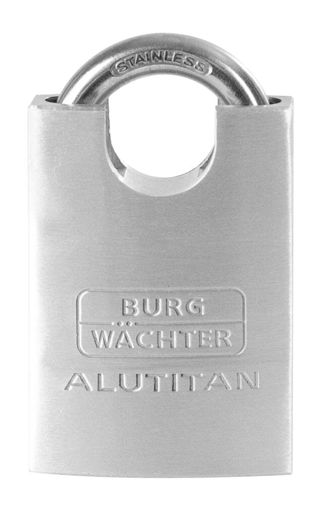 BURG-WÄCHTER Vorhangschloss Alutitan 770 CS 50 mit geschütztem Bügel – Ansicht