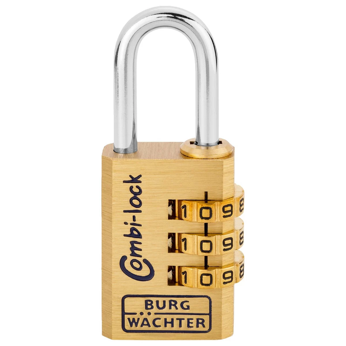 BURG-WÄCHTER Zahlen-Vorhangschloss Combi Lock 80, 30 mm – Ansicht