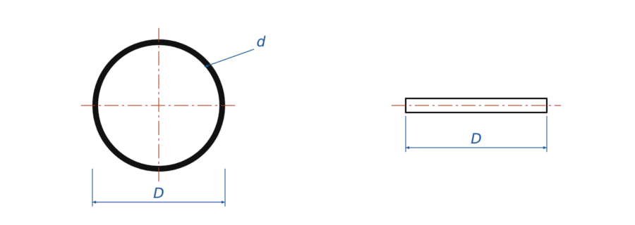 Ring Maßzeichnung