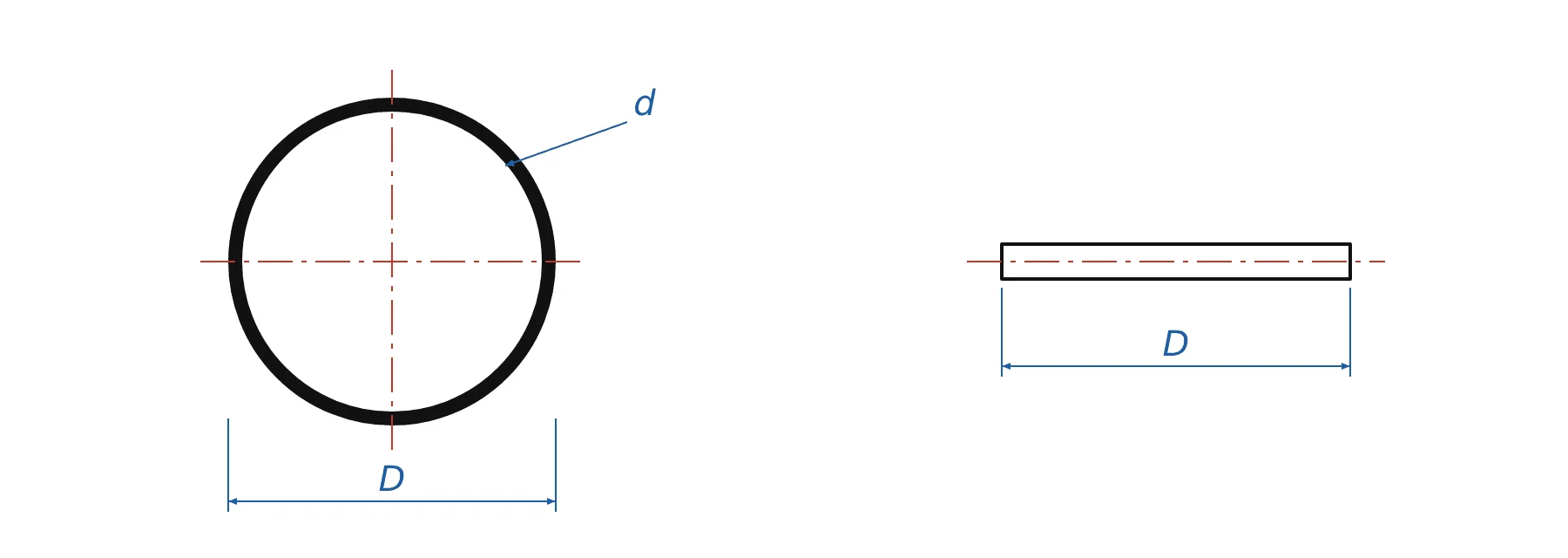 Ring Maßzeichnung