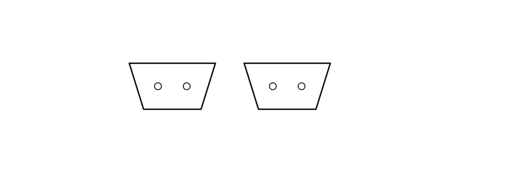Zeichnung Trapezverbinder