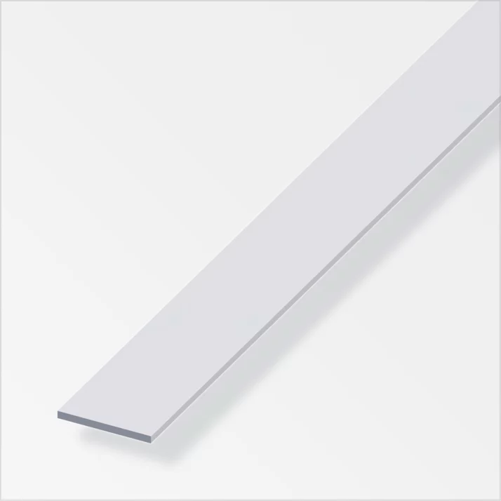 alfer Flachstange Aluminium silber eloxiert – Ansicht