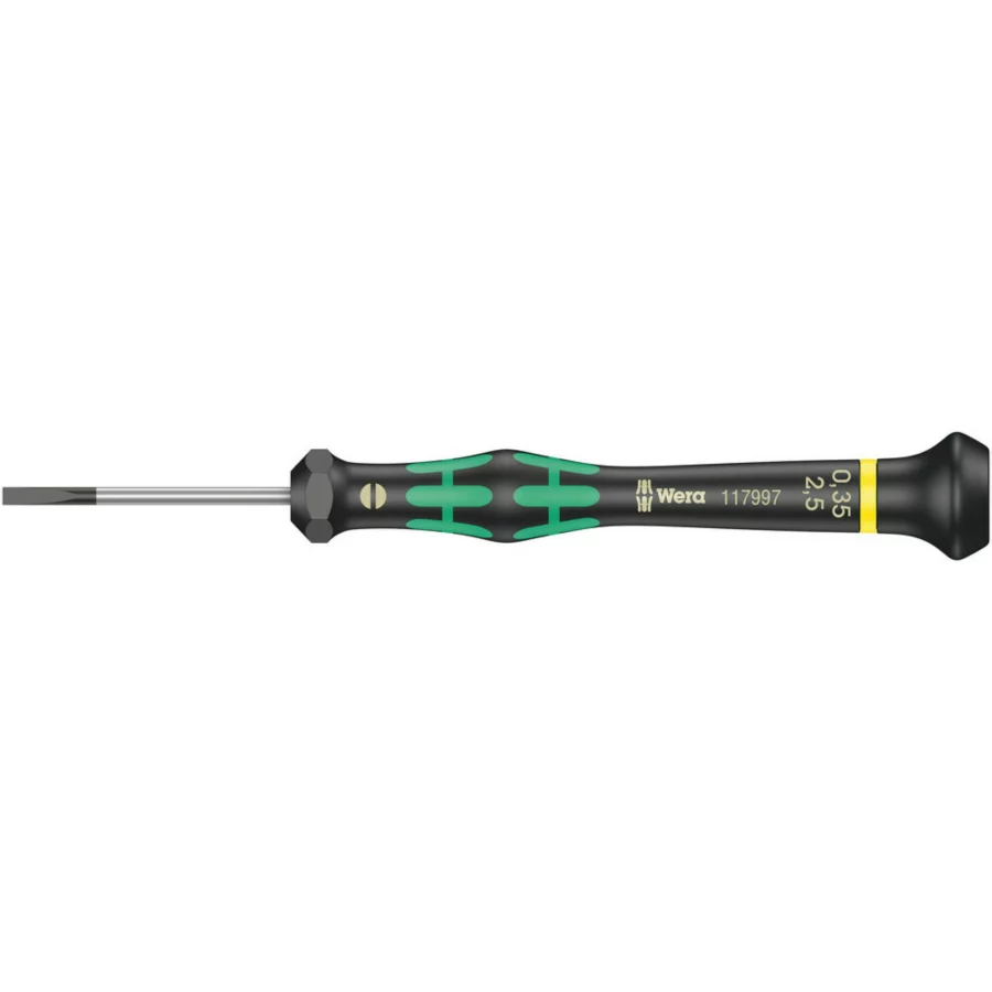 Wera 2035 Kraftform Micro Elektronik-Schraubendreher Schlitz 0,40 x 2,0 x 60 mm – Ansicht