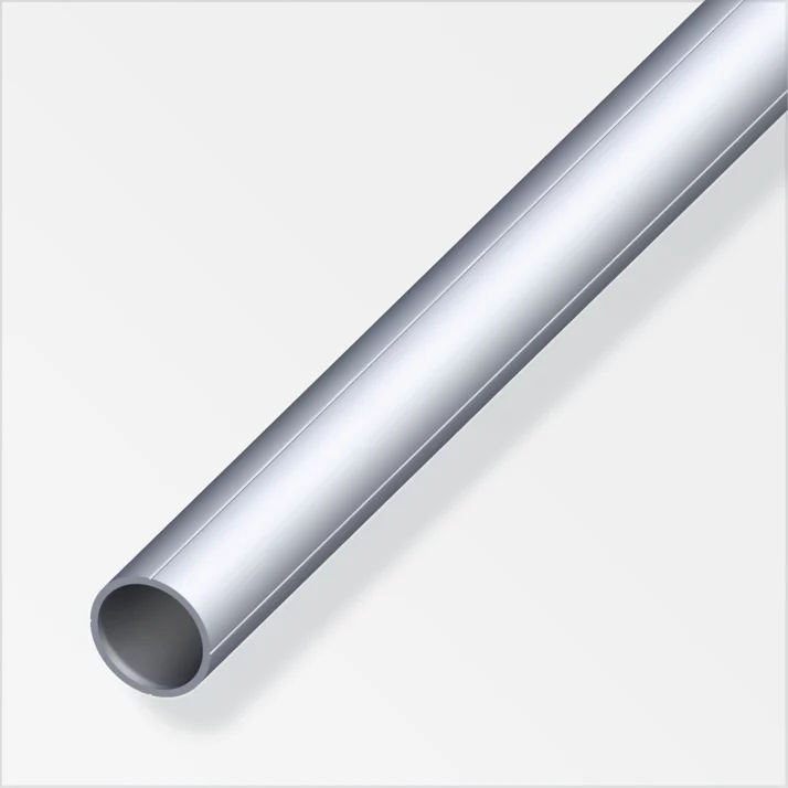 alfer Rundrohr Aluminium Ø 7,5 x 1 mm, blank, 1 m – Ansicht
