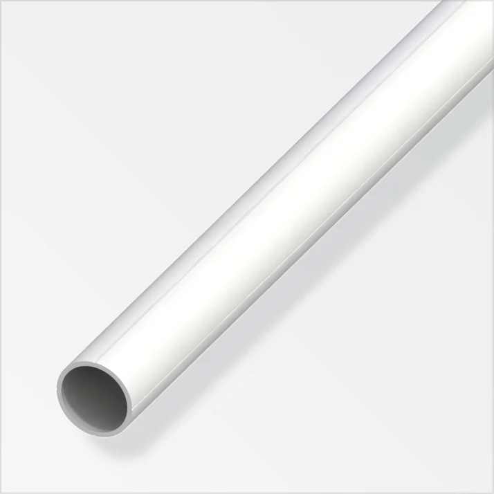 alfer Rundrohr Kunststoff Ø 7,5 x 1 mm, weiß, 1 m – Ansicht